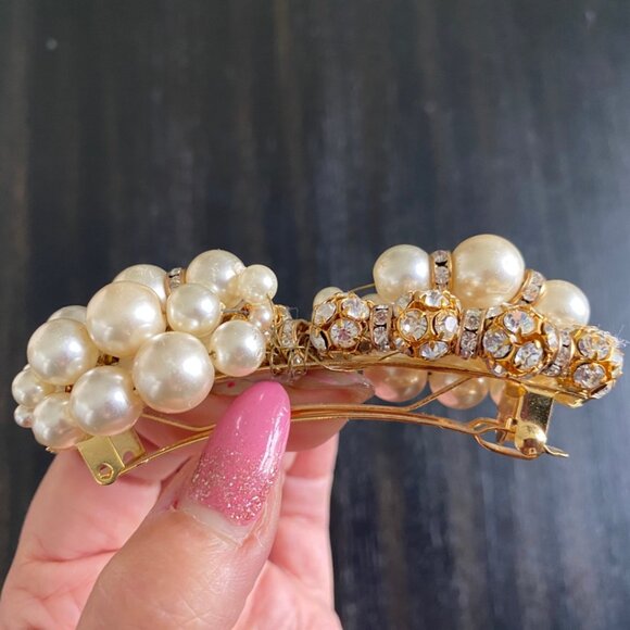Pearl & Crystal Hair Clip main image 8